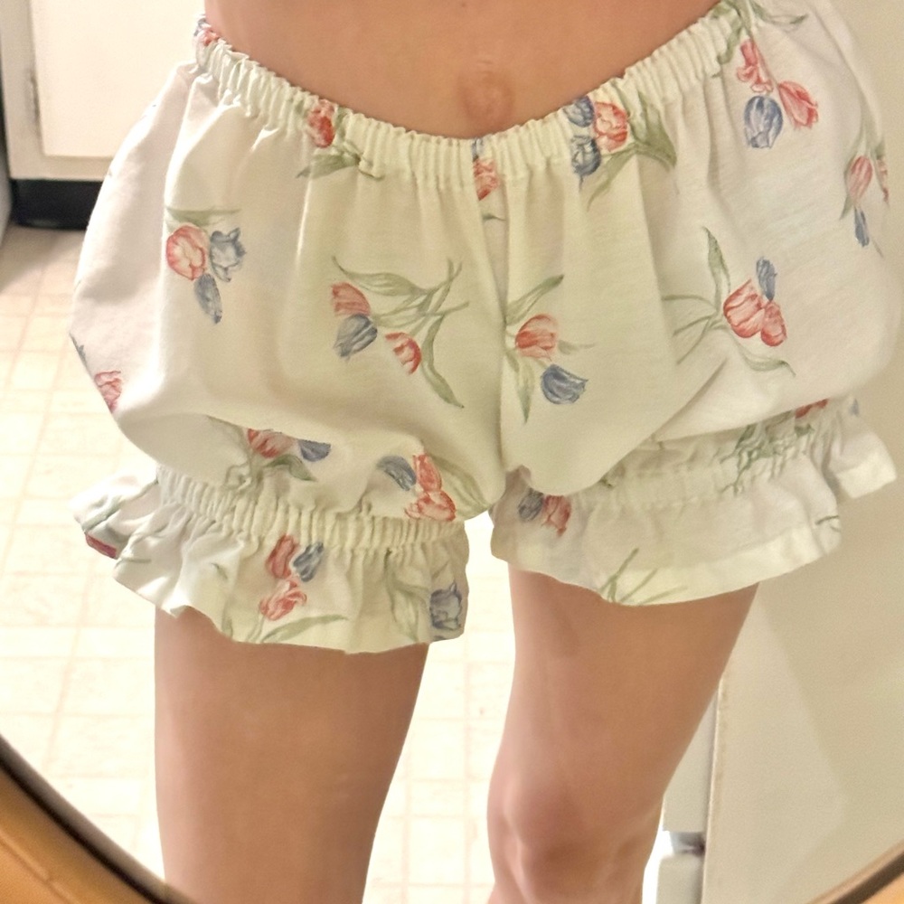 Handmade Floral Women's Bloomer Shorts